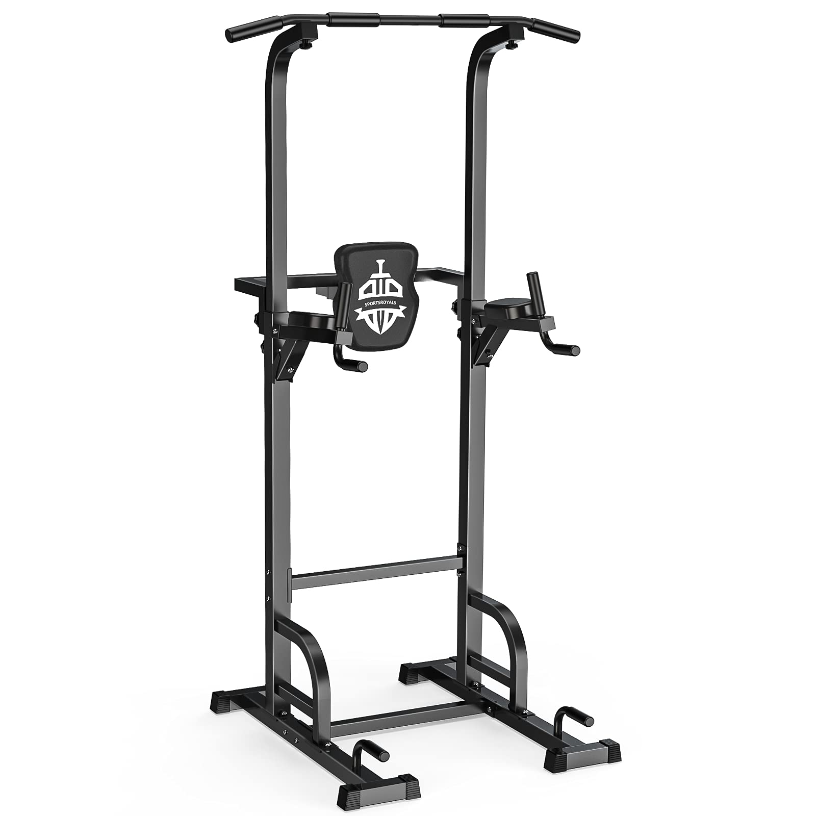 Sportsroyals Power Tower Dip Station Pull Up Bar for Home Gym