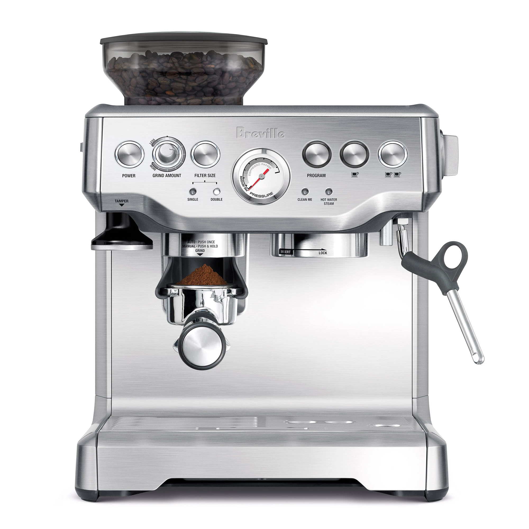 Breville + The Barista Express™ BES870XL Espresso Machine in Stainless ...