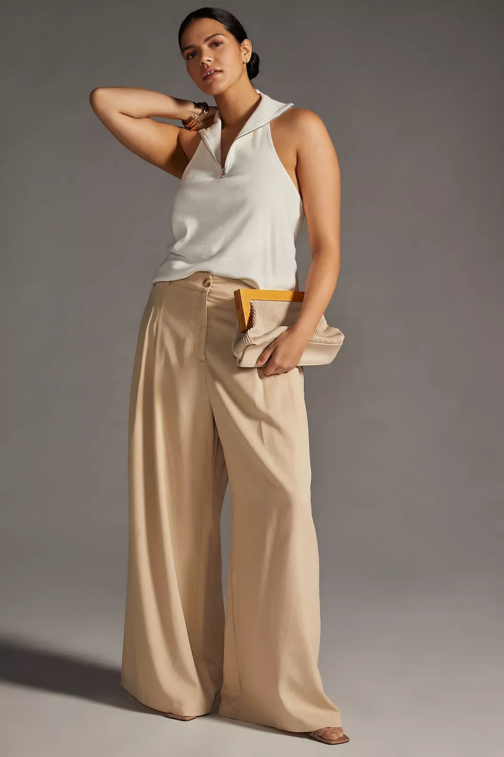 Women Plus Size yellow Sleeveless top and matching palazzo pants set –  MyGirlfriend'sClosetBoutique