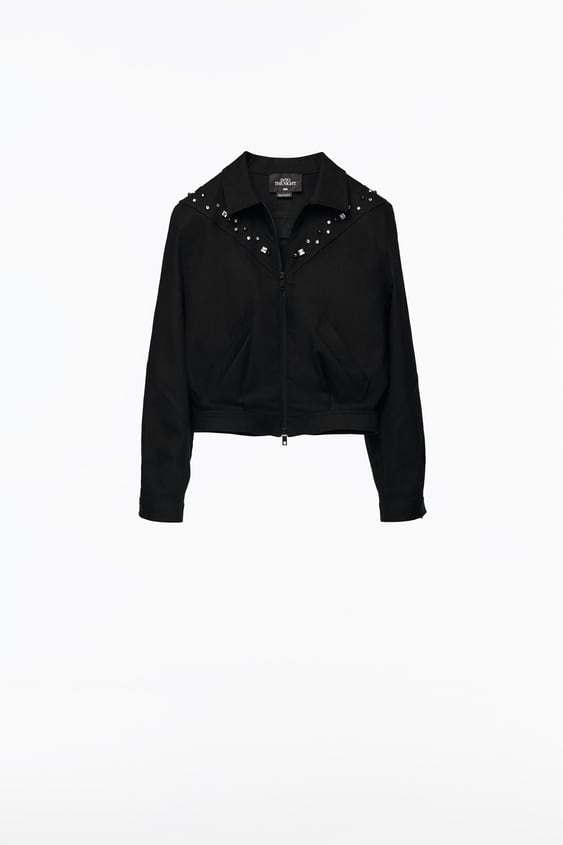 Bedazzled on sale bomber jacket