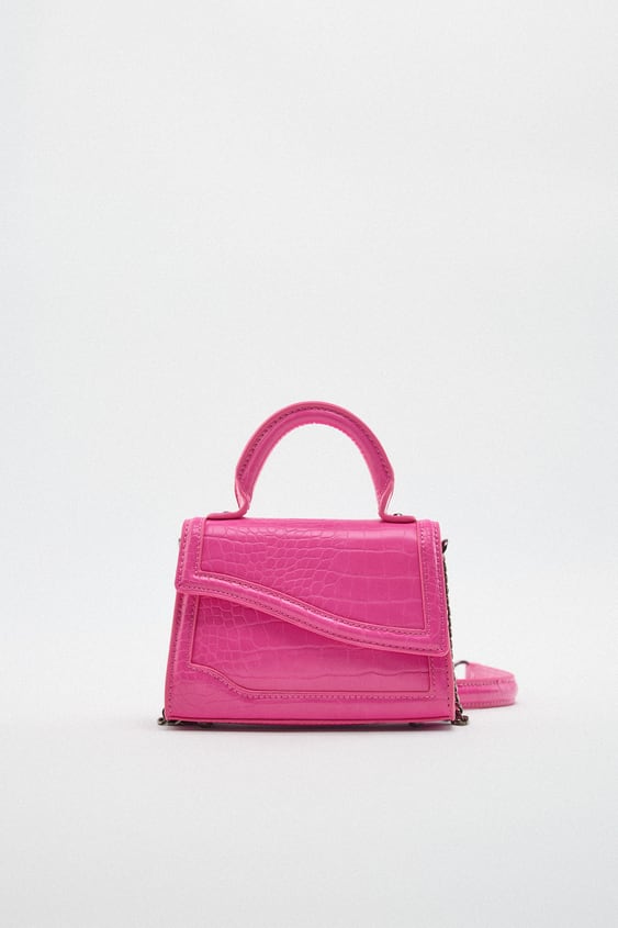 Zara + Asymmetric Flap Mini City Bag