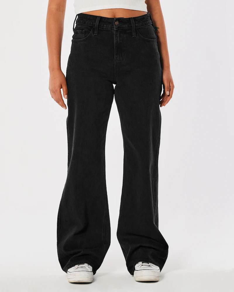 Women's Ultra High-Rise Fleece Flare Pants - Hollister Co.