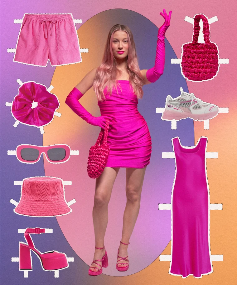Hot Pink Cocktail Party Dress – On Cloud Nine Ltd