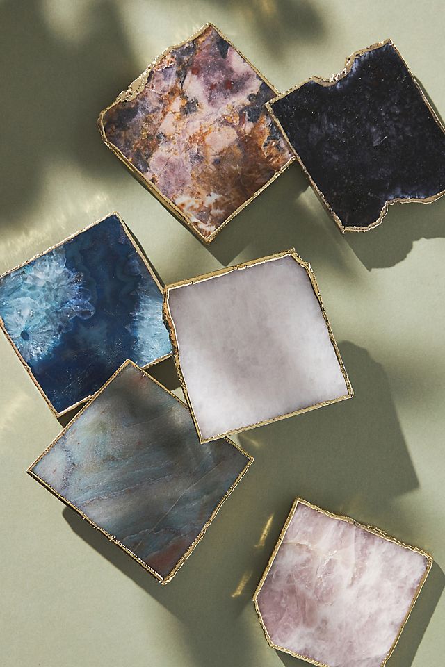 Anthropologie + Agate Coaster