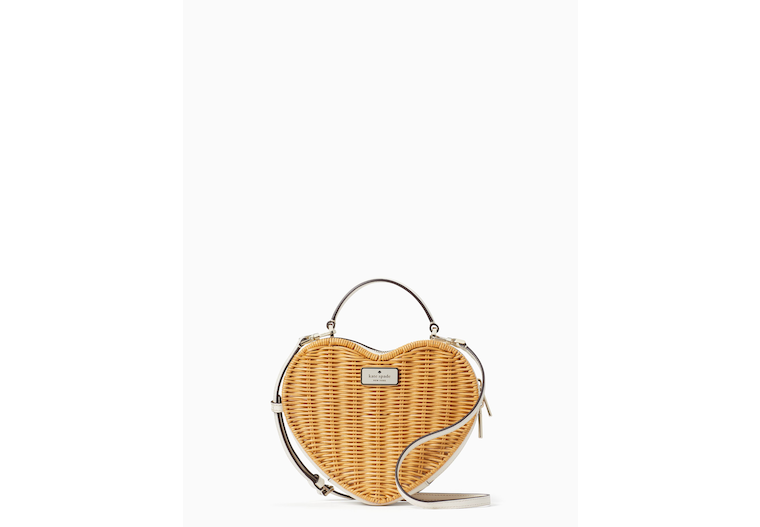 Kate discount Spade Love Shack Heart Wicker Crossbody