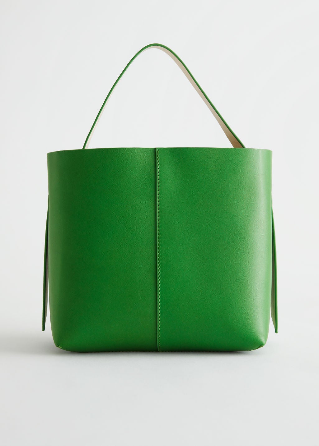 other-stories-double-strap-leather-bucket-bag