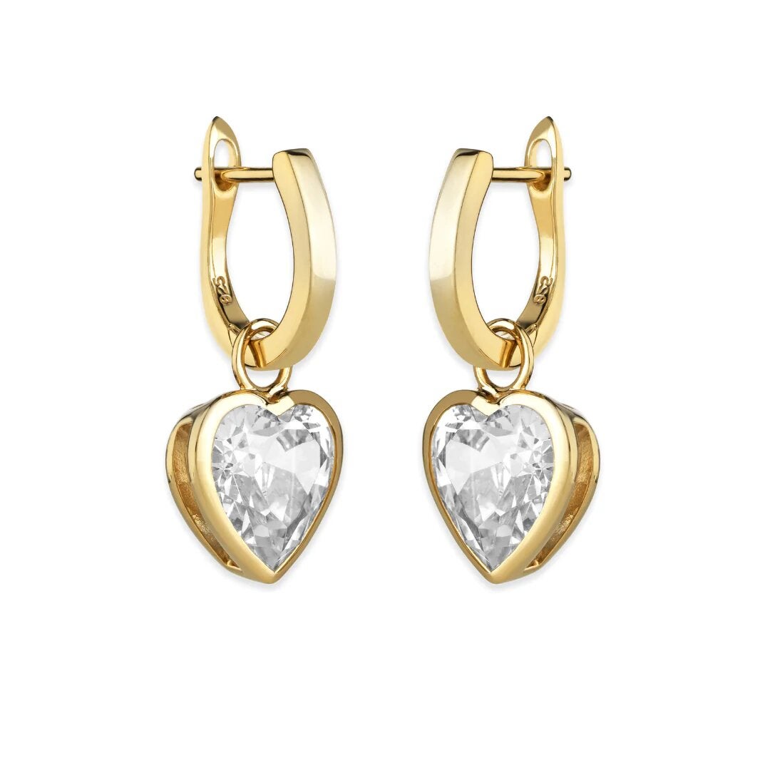 Heavenly London + The Gold Big Love Earrings