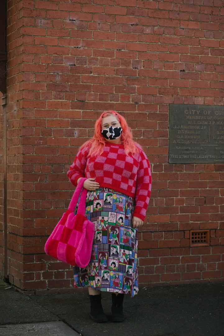 Here's what people wore to Melbourne's plus-size preloved market