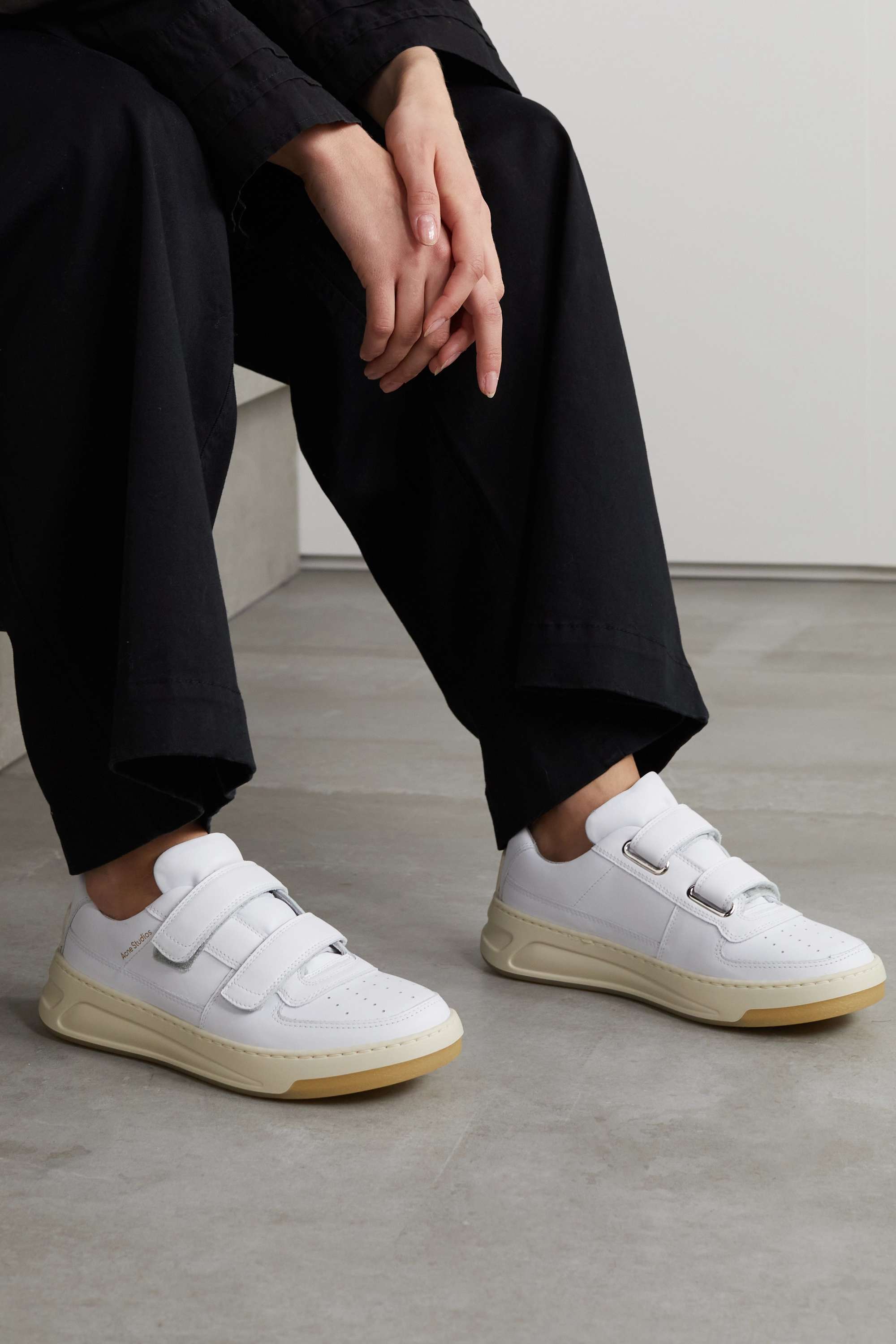 Acne open velcro store sneakers