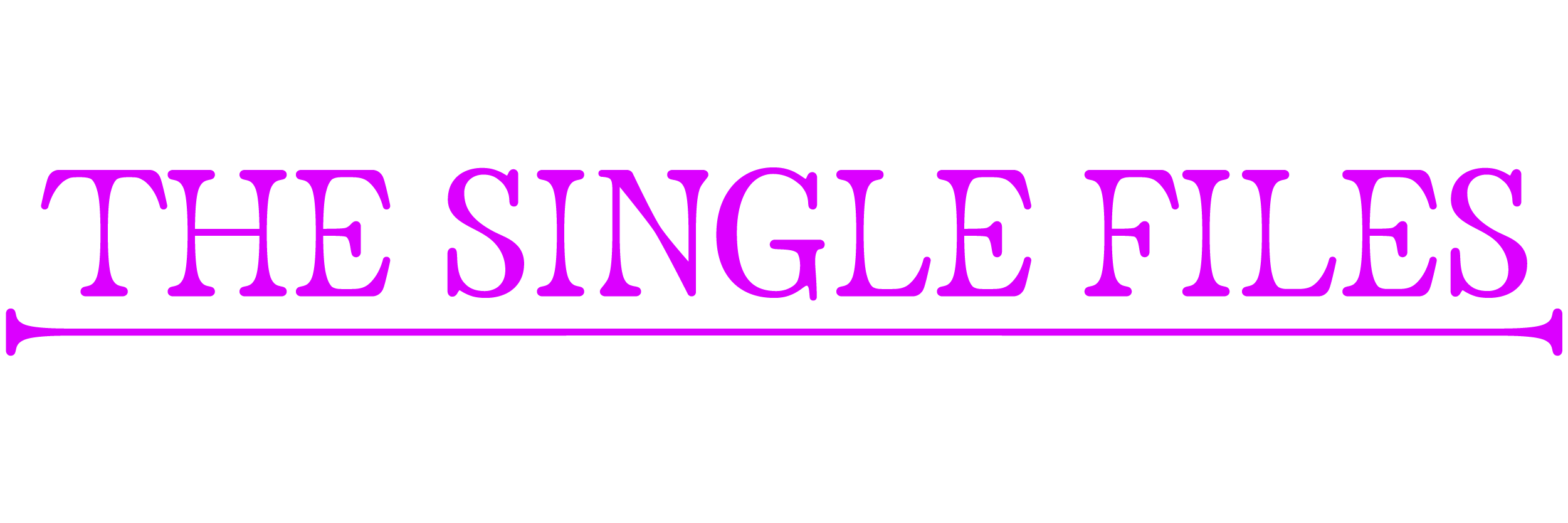 The Single Files logo