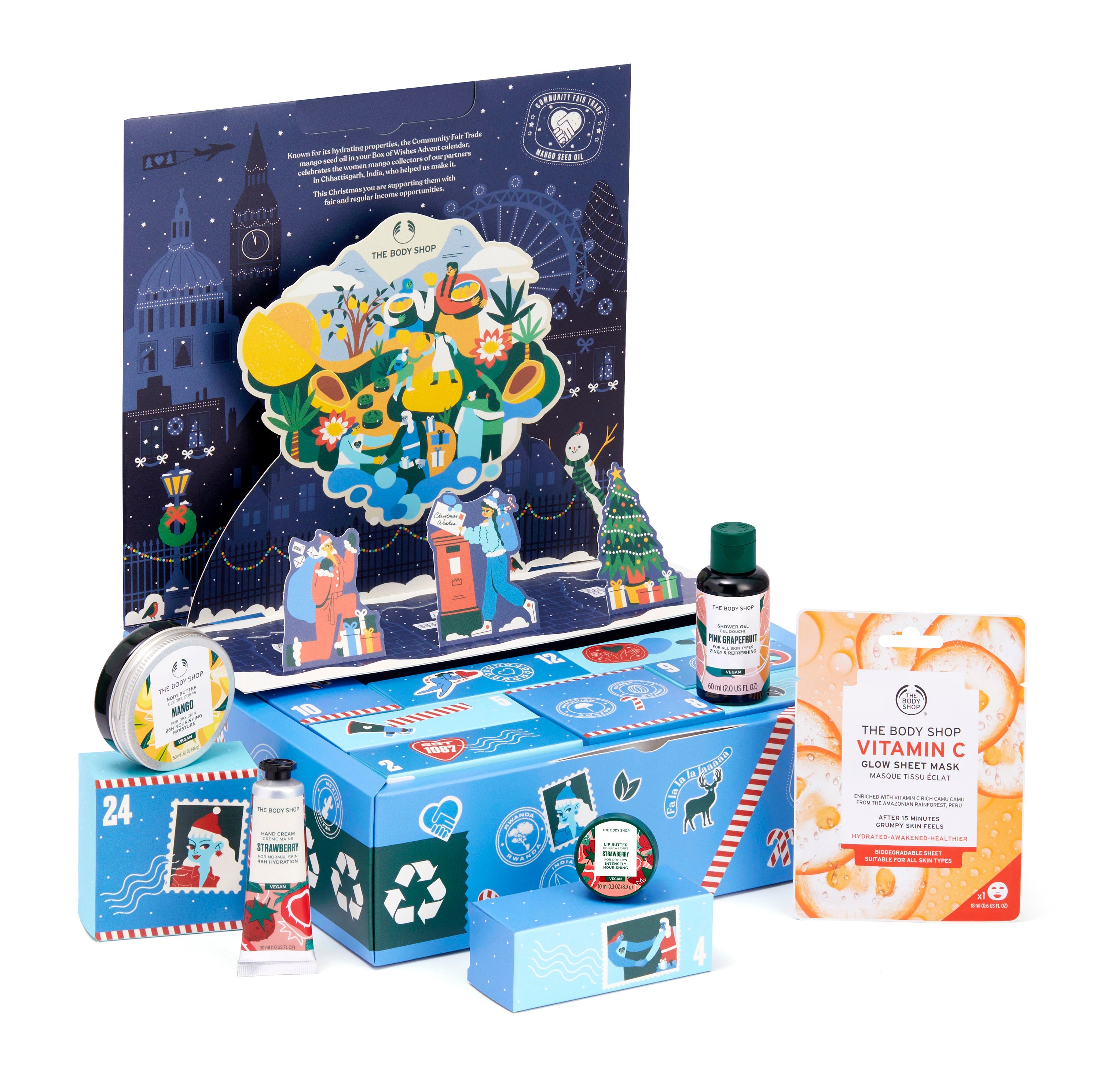 The Body Shop + Box of Wishes Advent Calendar