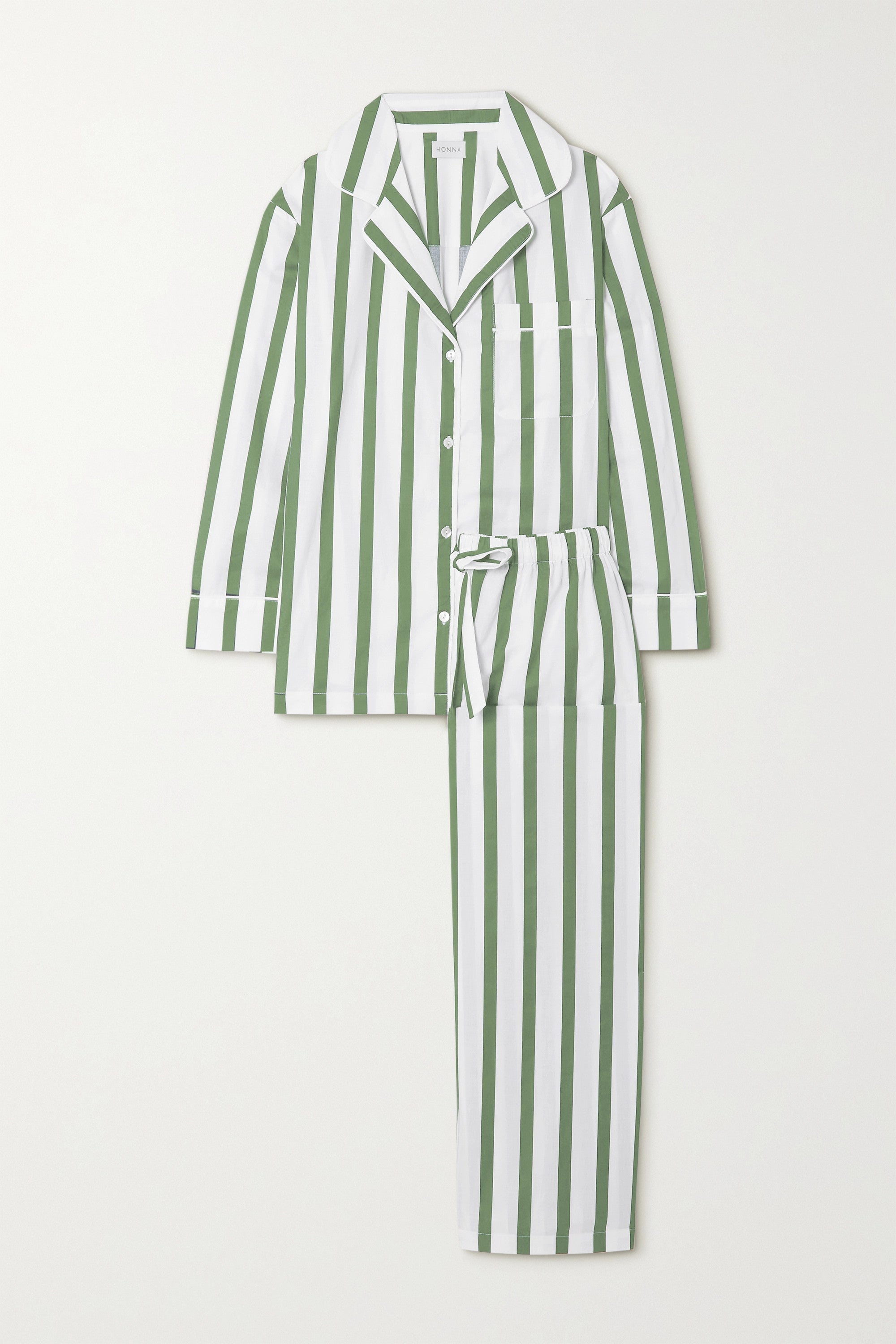 Green Vine Print Pyjama Set by HONNA