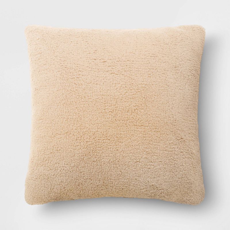 Oversized sherpa online pillow