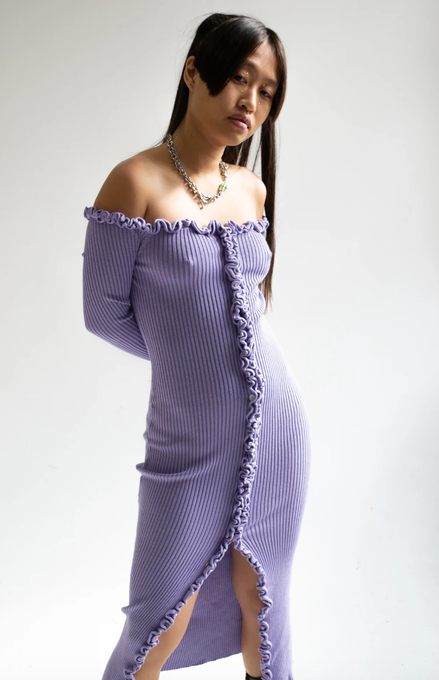 FIND ME NOW + Charlie Off Shoulder Dress