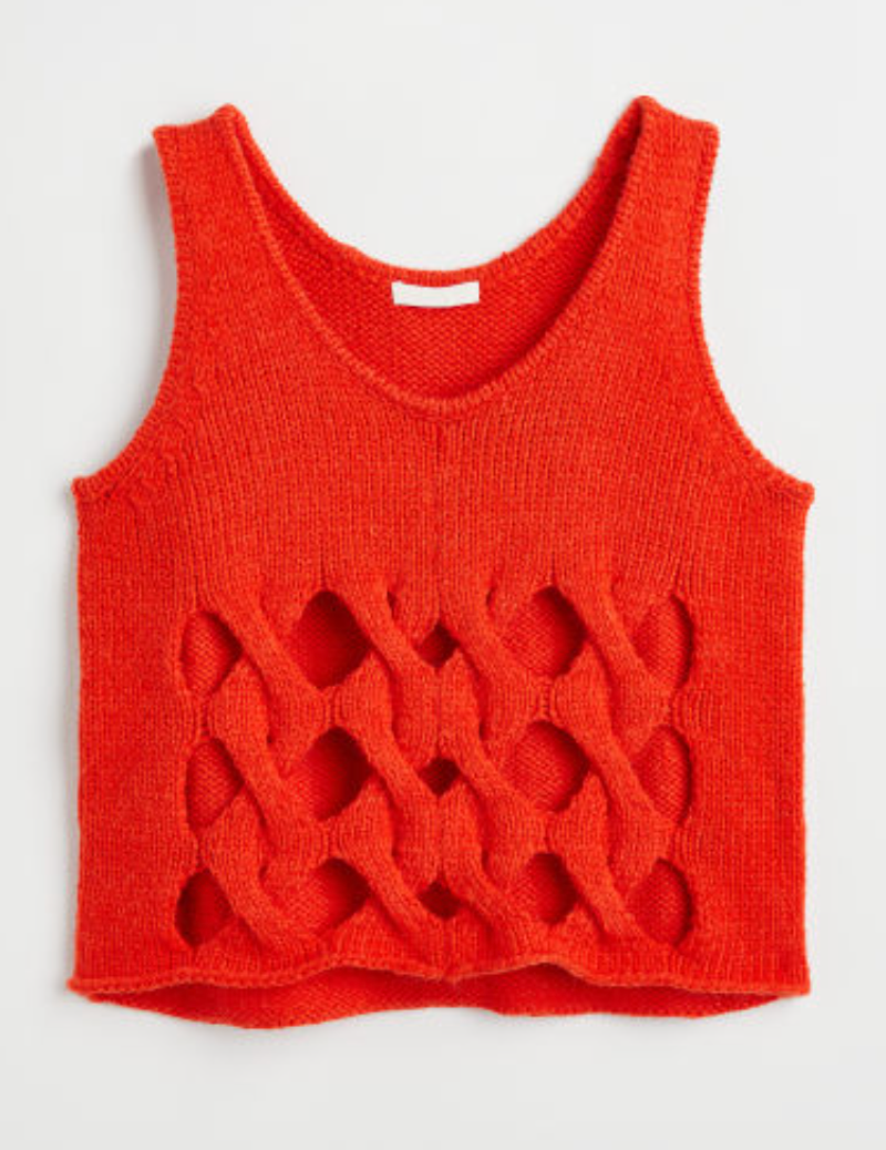 H&M + Knitted Vest Top