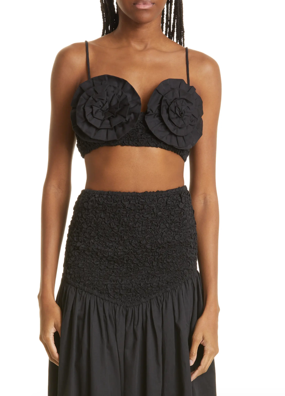 Mara Hoffman Rosie Rosette Organic Cotton Bra Top