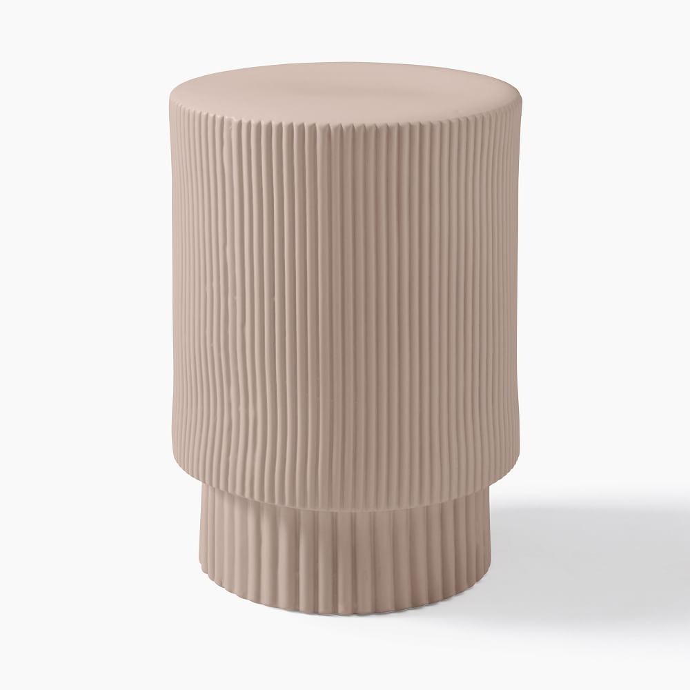 west elm fluted side table