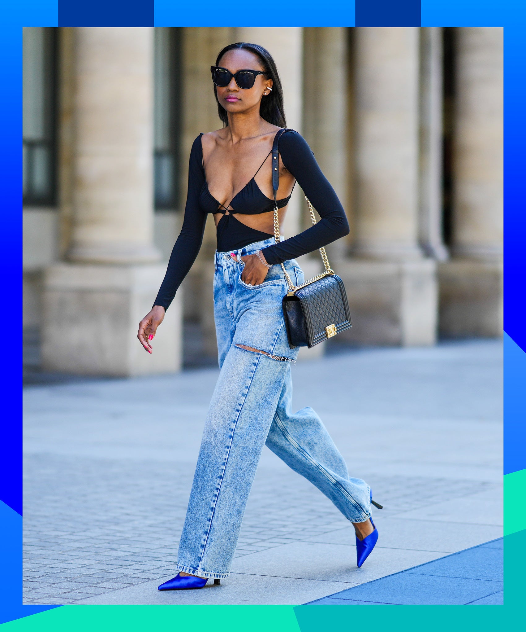 The Dramatic New Denim Trend You Need To Try • The Perennial Style