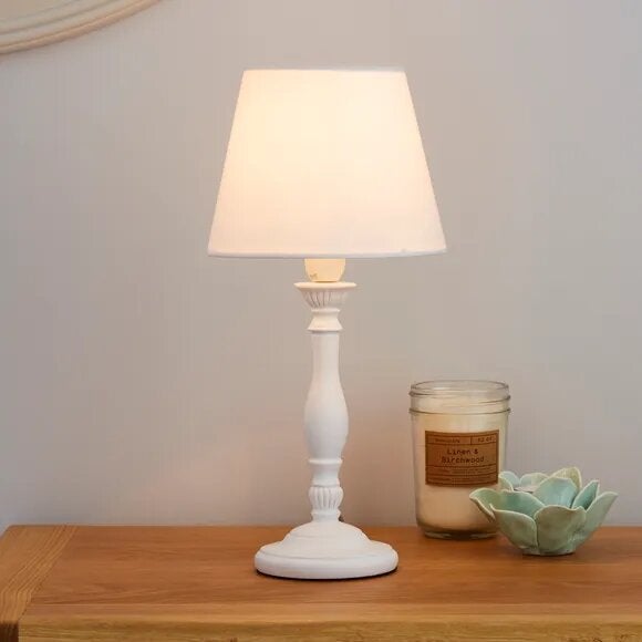 dunelm table lamps cream