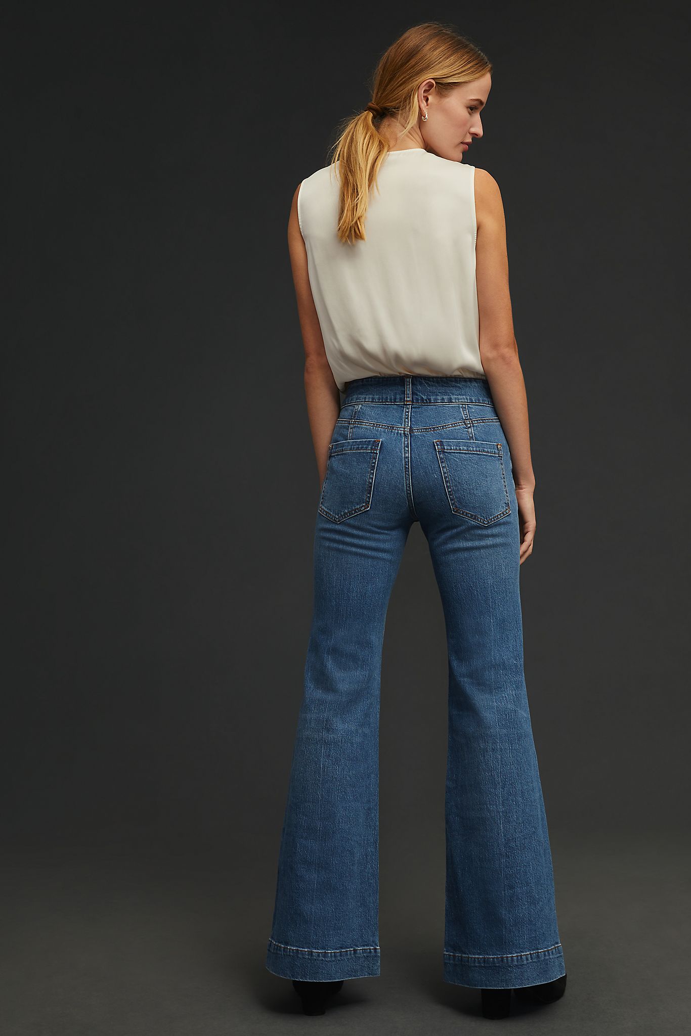 Pilcro high rise flare 2024 jeans