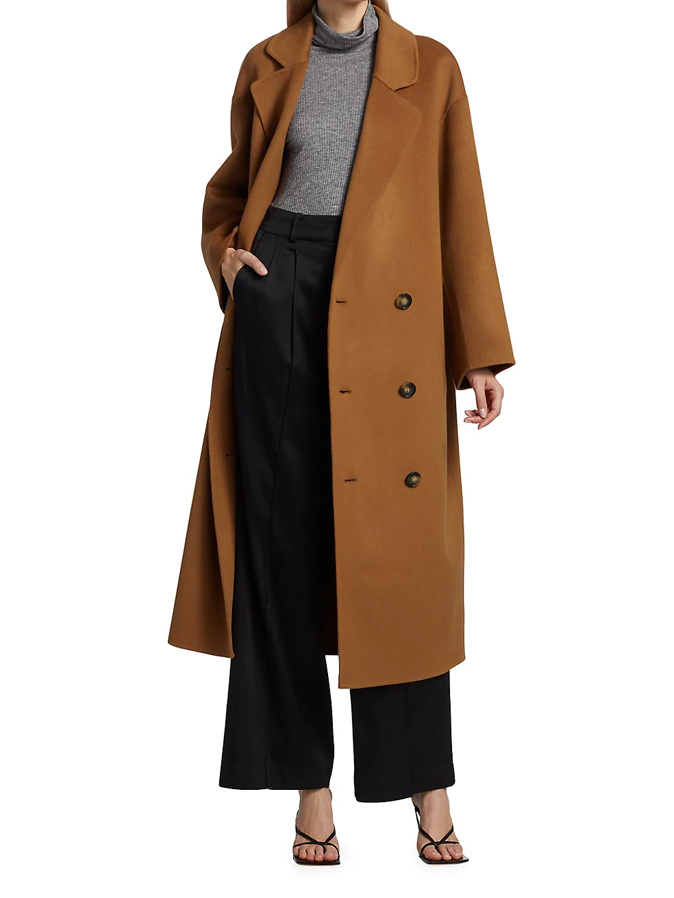 LOULOU STUDIO + Borneo Wool-Cashmere Coat