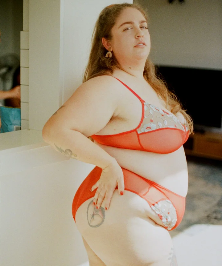 Sexy Plus Size Underwire Lingerie Sets for Curvy Women Ladies