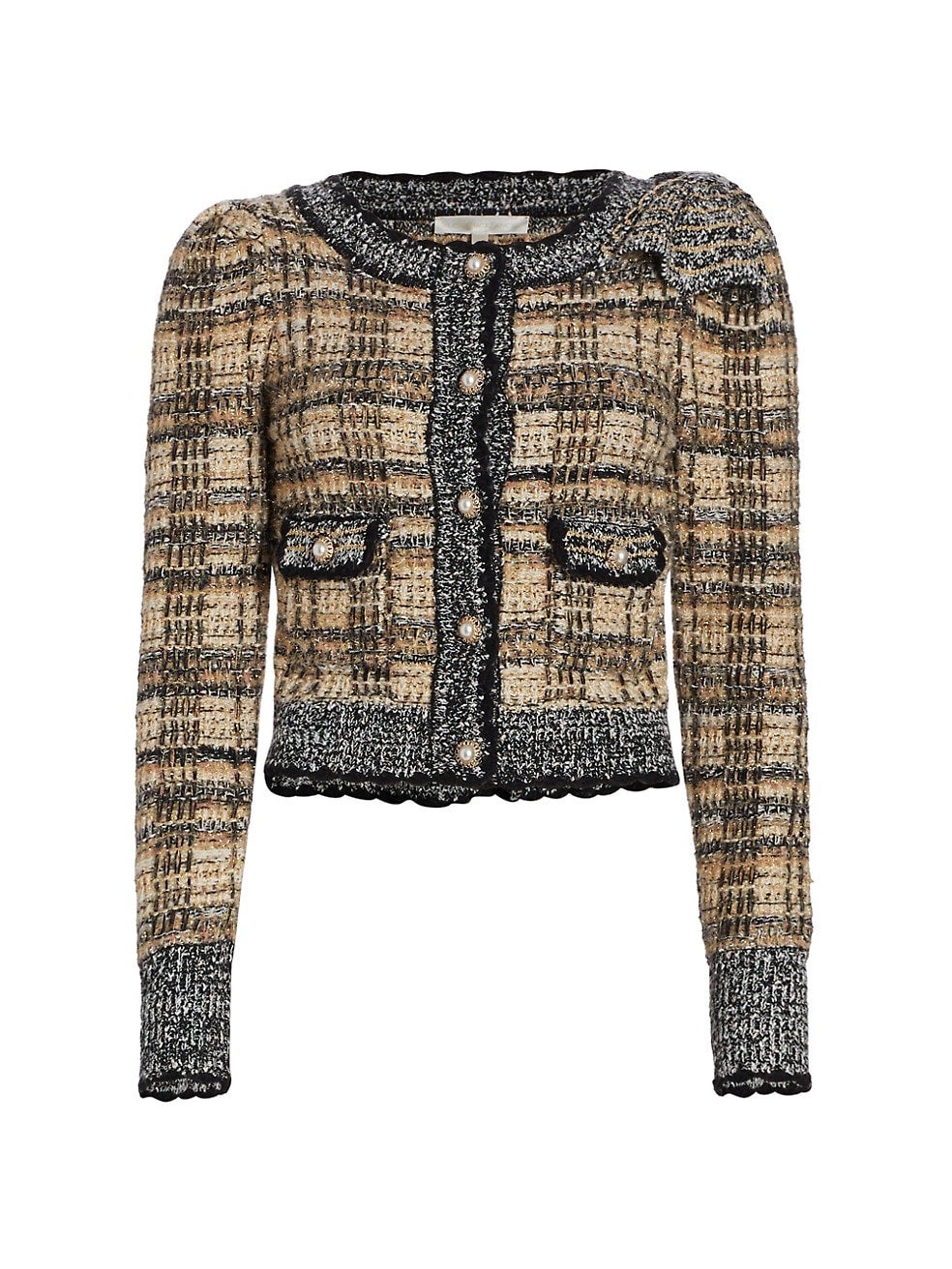 LoveShackFancy + Cropped Tweed Cardigan