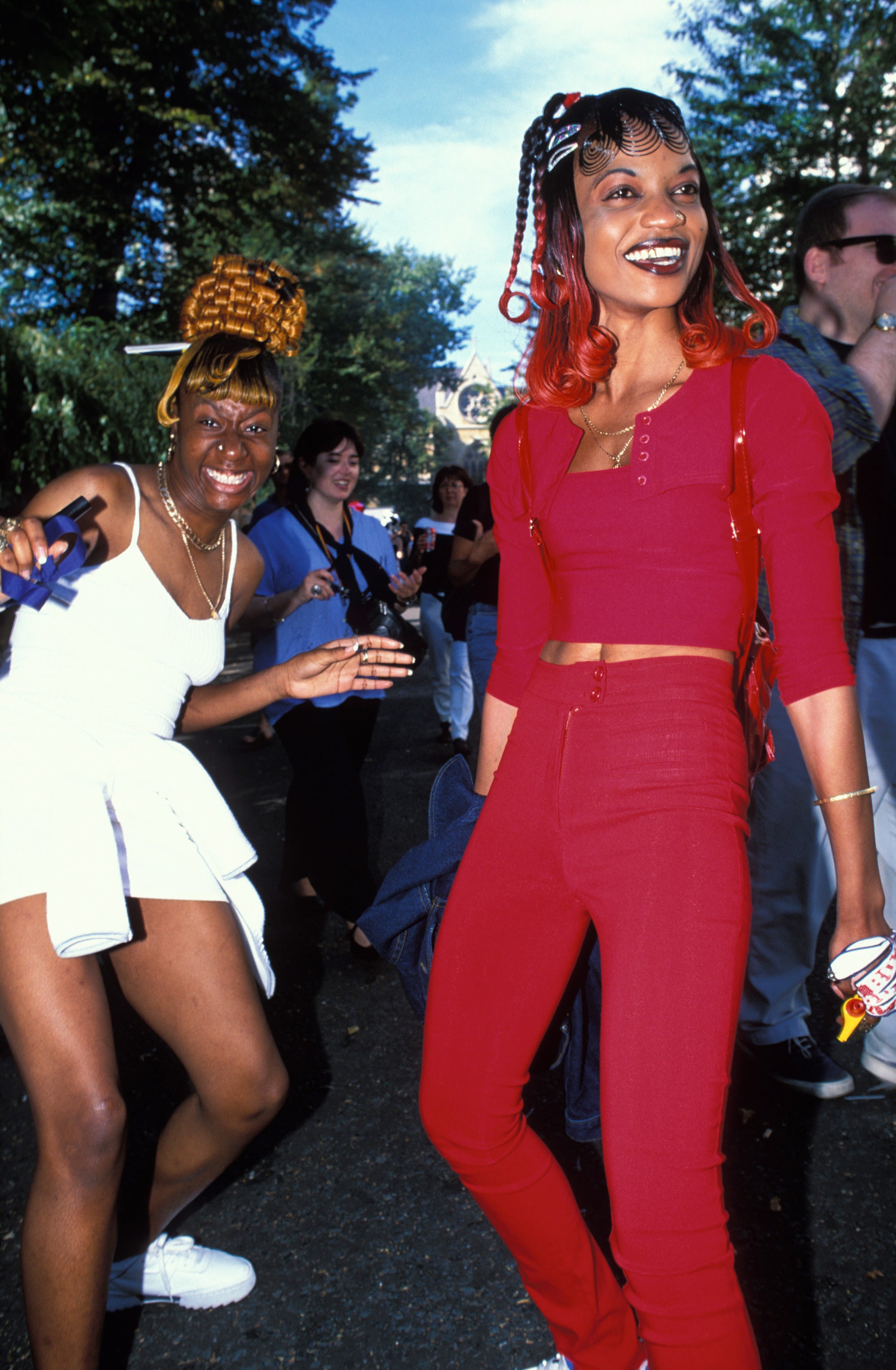 90s fashion for black women