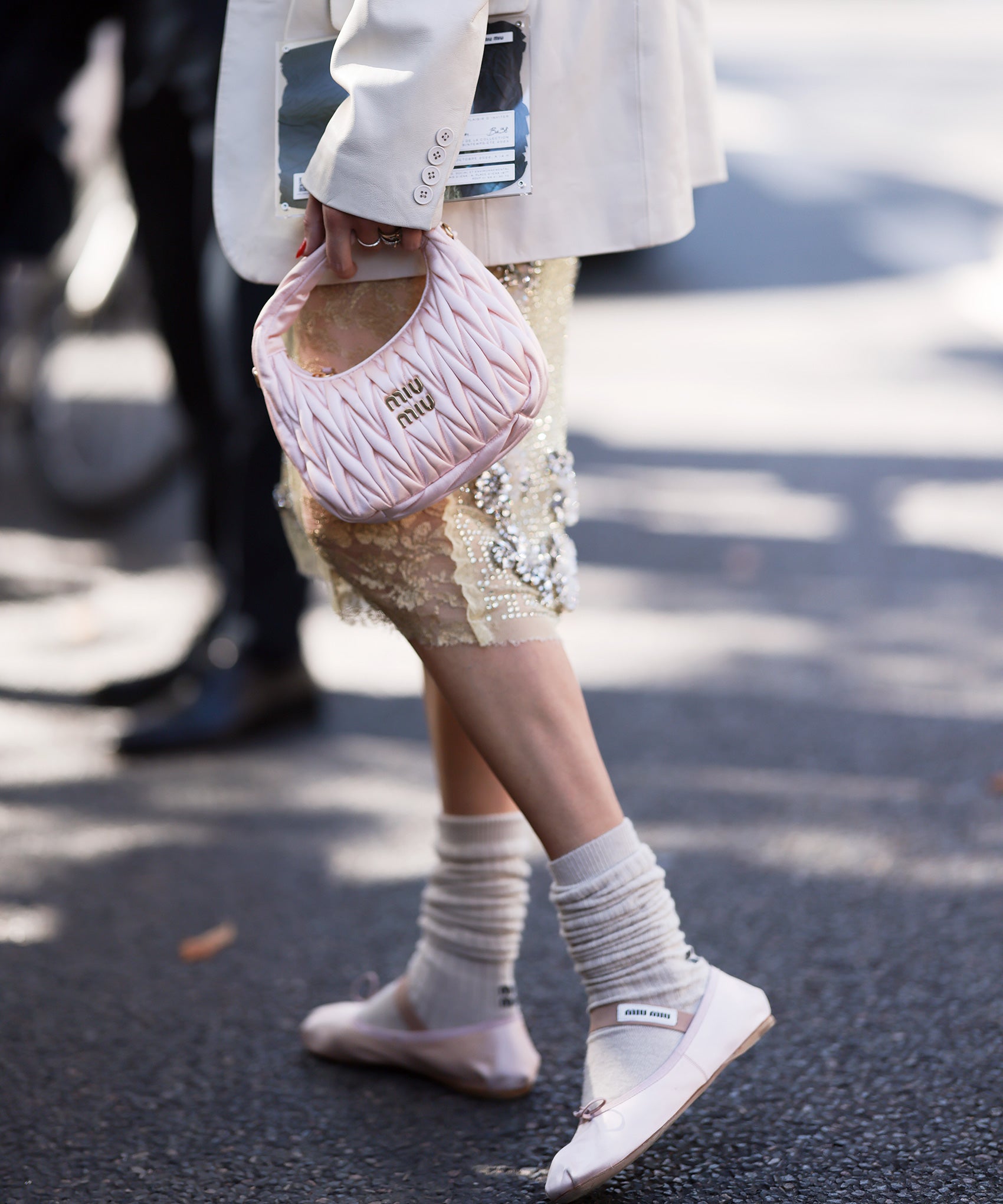 Chanel Just Proved That White Tights Are Balletcore Chic - FASHION