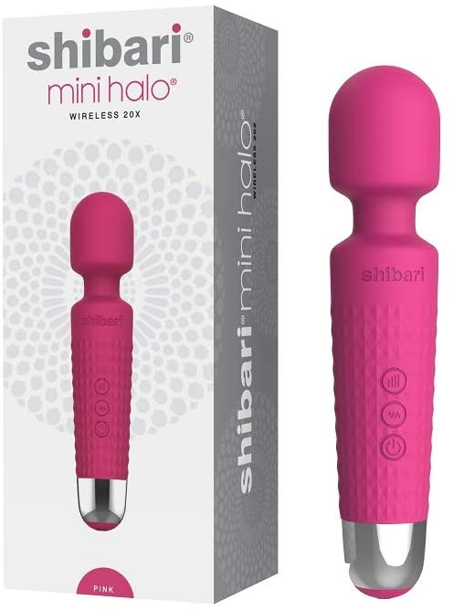 Shibari Pink Mini Halo 20x Multi Speed Wireless Massager