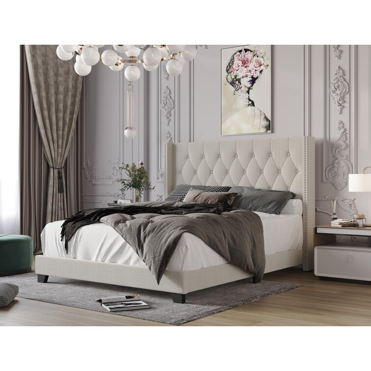 Aadvik Tufted Upholstered Standard Bed Outlet | cityofclovis.org