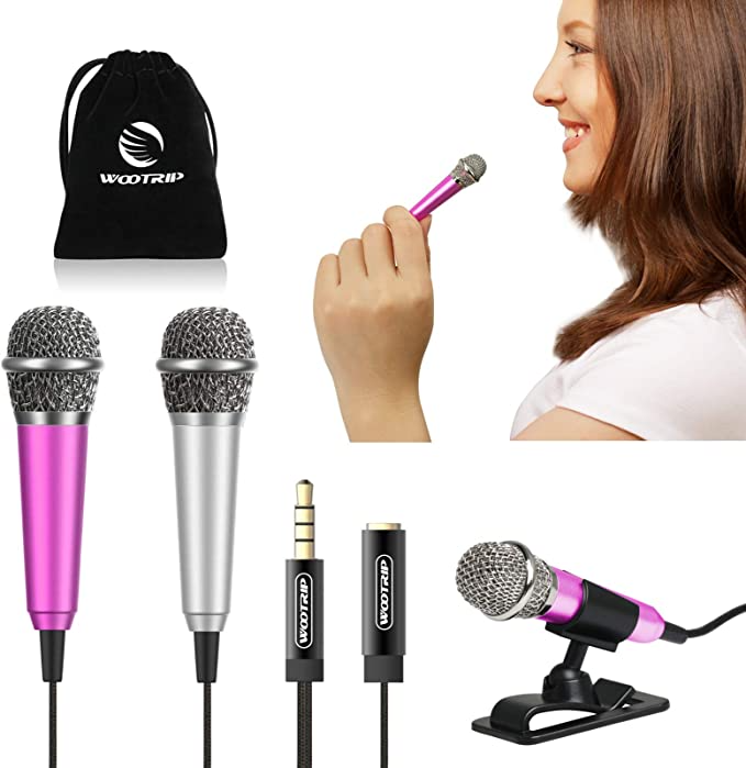 Wootrip + Mini Karaoke Microphone [2 PCs]