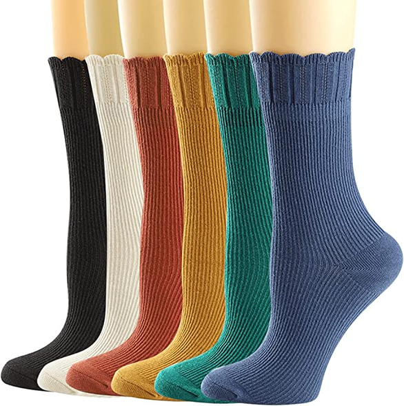 MCool Mary + Ankle Ruffle Socks (6 Pack)