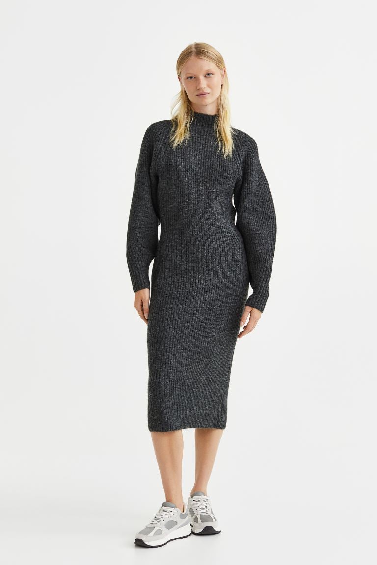 H&M + Rib-Knit Dress