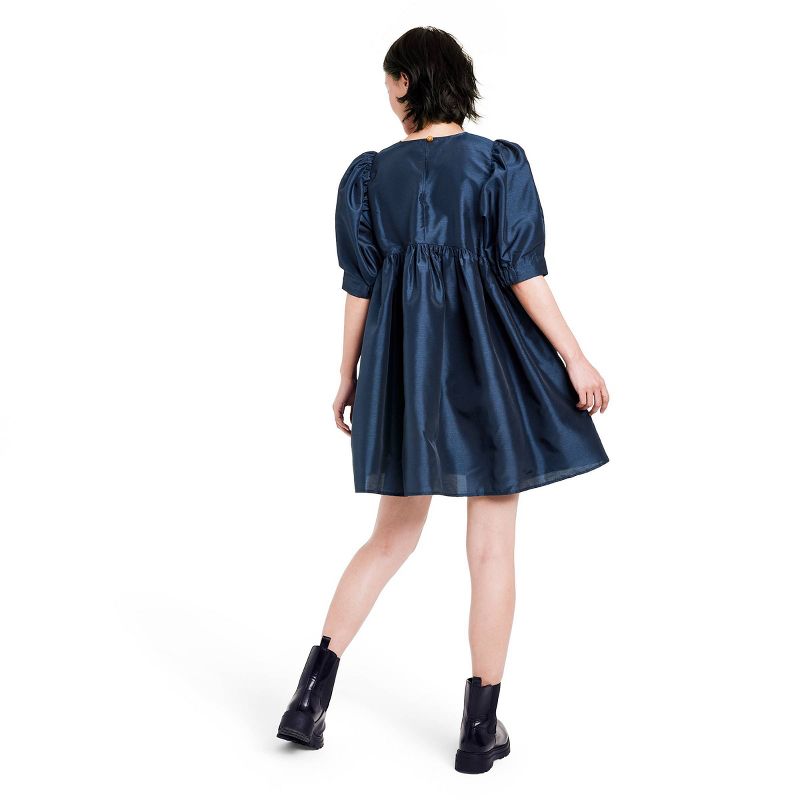 Kika Vargas x Target + Women’s Textured Puff Sleeve Mini