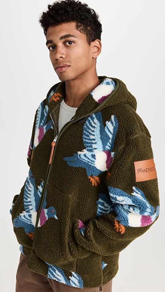 J.W. Anderson + Pigeon Jacquard Zip Fleece