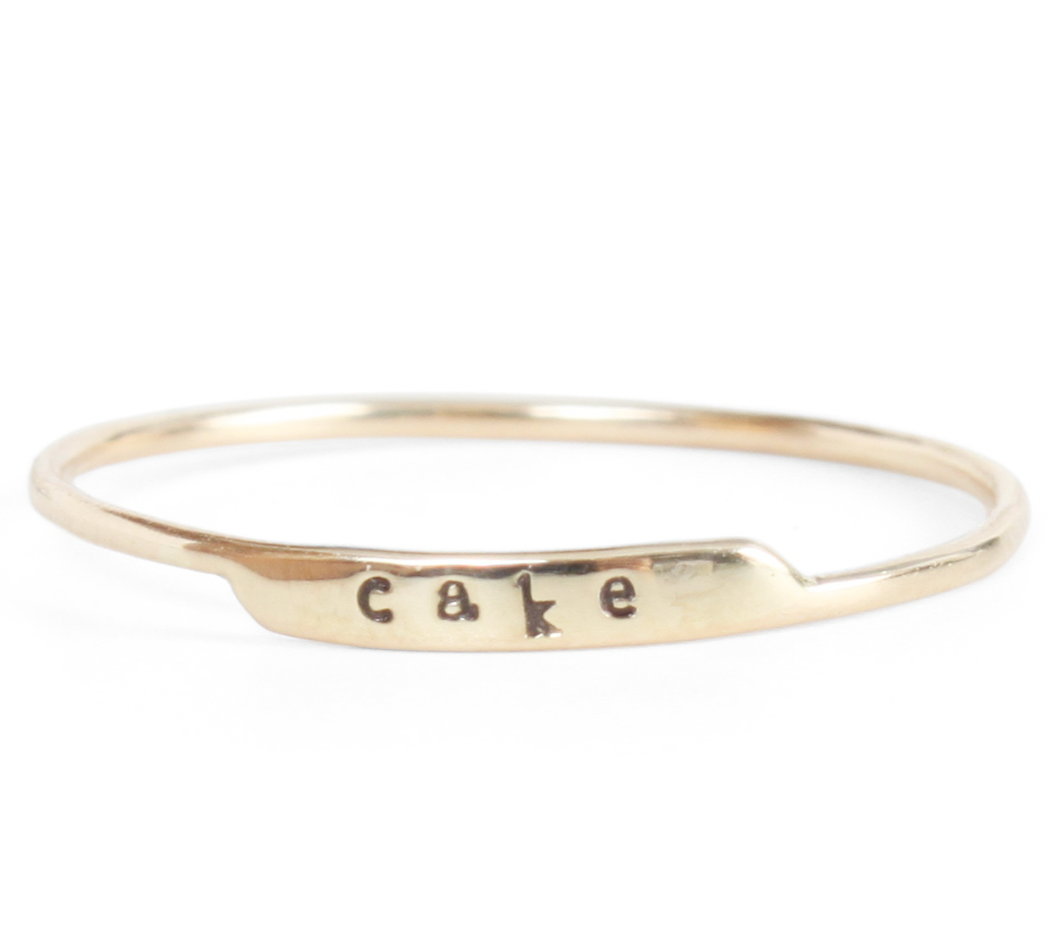 catbird famous letter ring