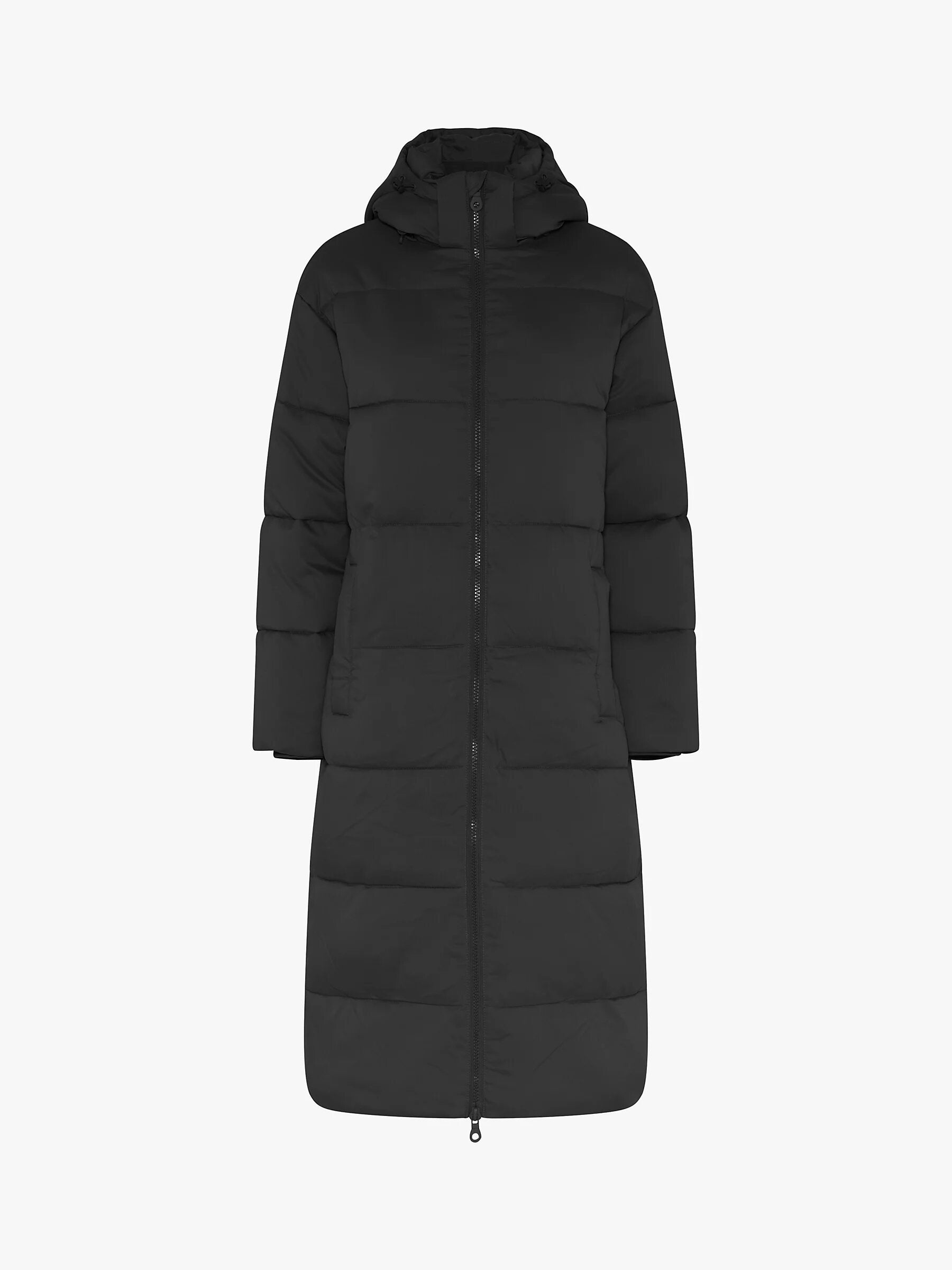 Girlfriend Collective + Hooded Padded Recycled-Shell Puffer Coat