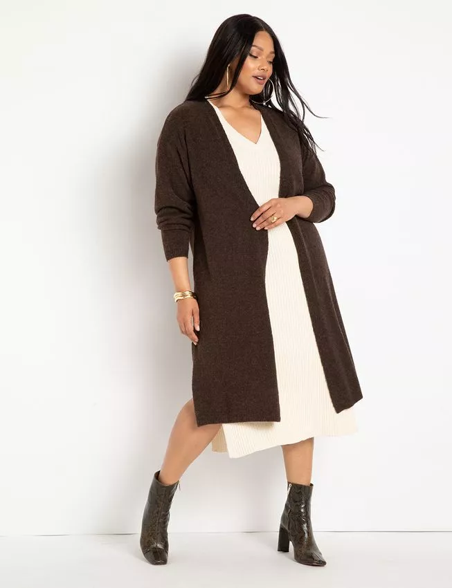 Oversized Detail Long Cardigan - Ready-to-Wear 1ABDTG