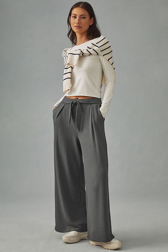 Daily Practice by Anthropologie + Tie-Front Pants