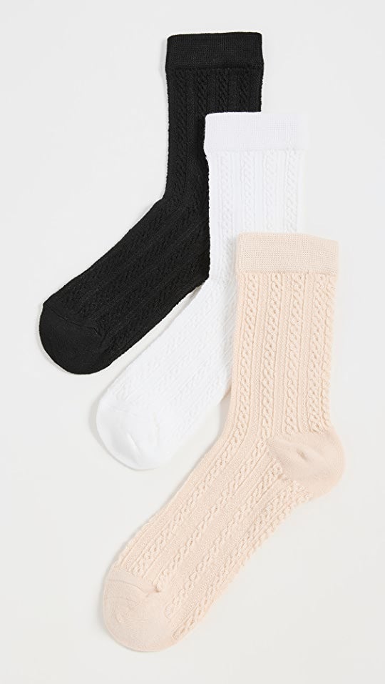 Stems + Delicate Knit Socks