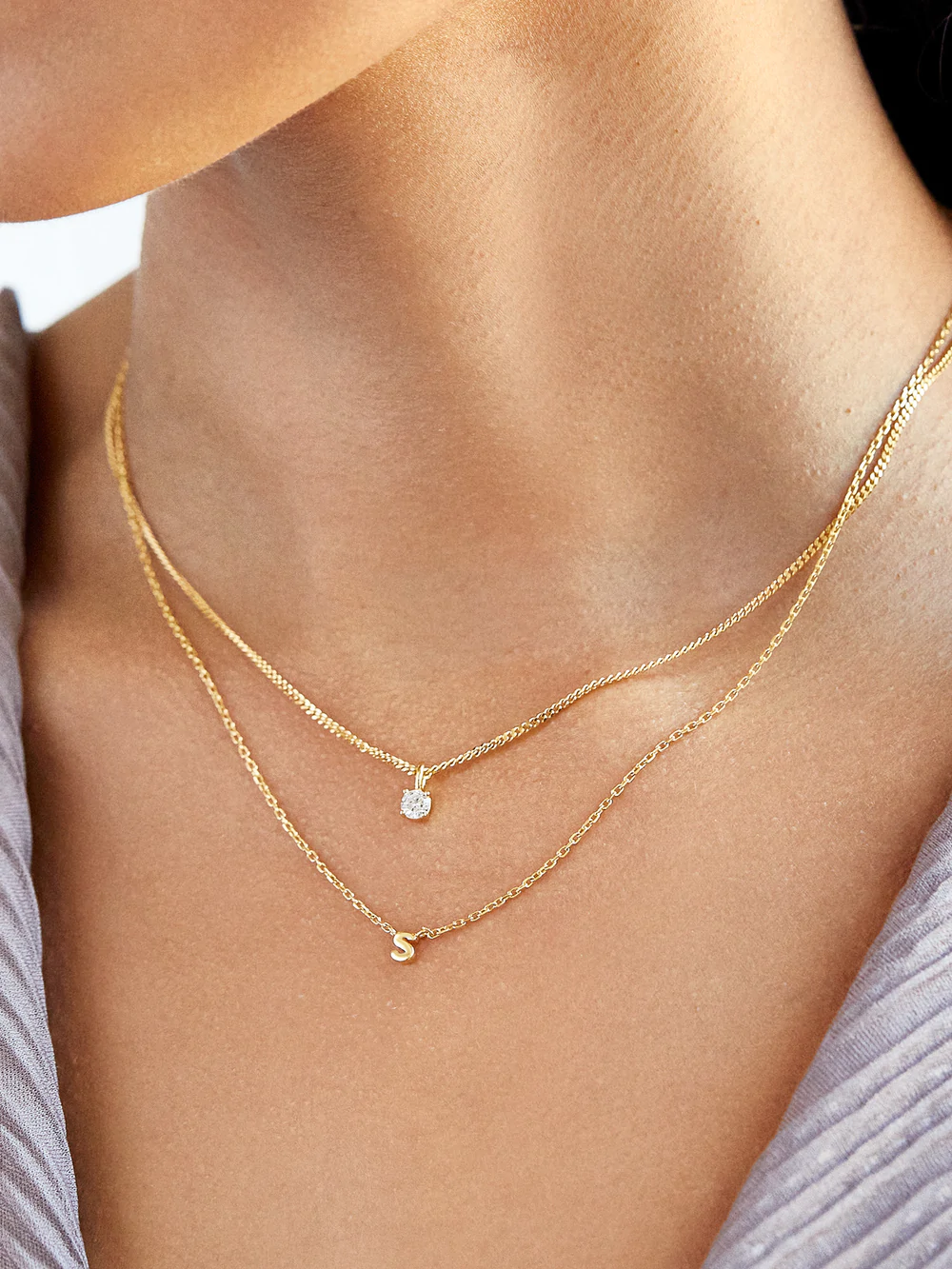 Shop a Bubble-Initial Necklace From BaubleBar | We Found the Best Dupes For  Hailey Bieber's 
