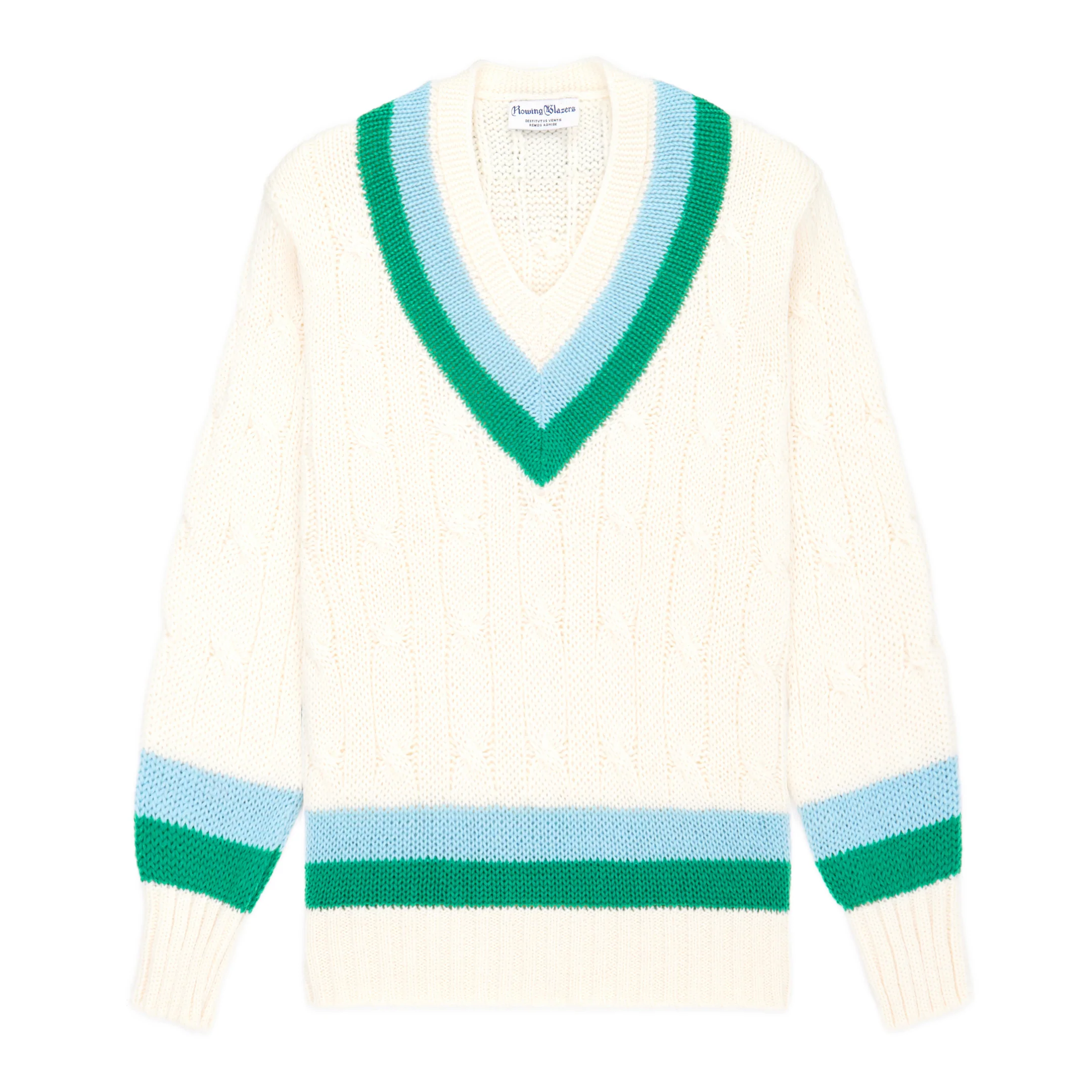 New York Mets Pinstripe Sweater – Rowing Blazers