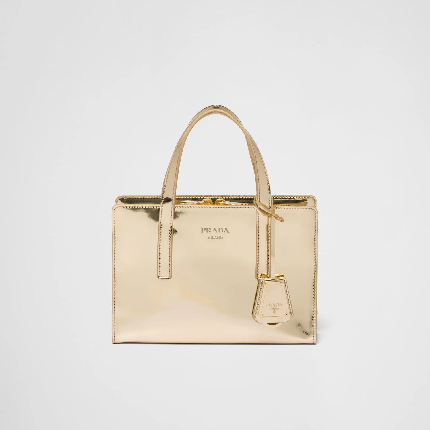 White Prada Re-edition Saffiano Leather Mini Bag, PRADA in 2023