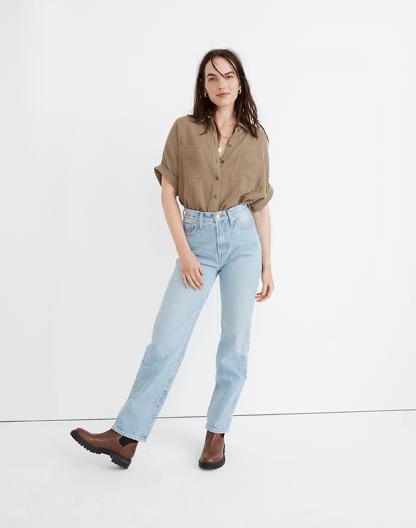 Madewell + Madewell The Perfect Vintage Straight Jean