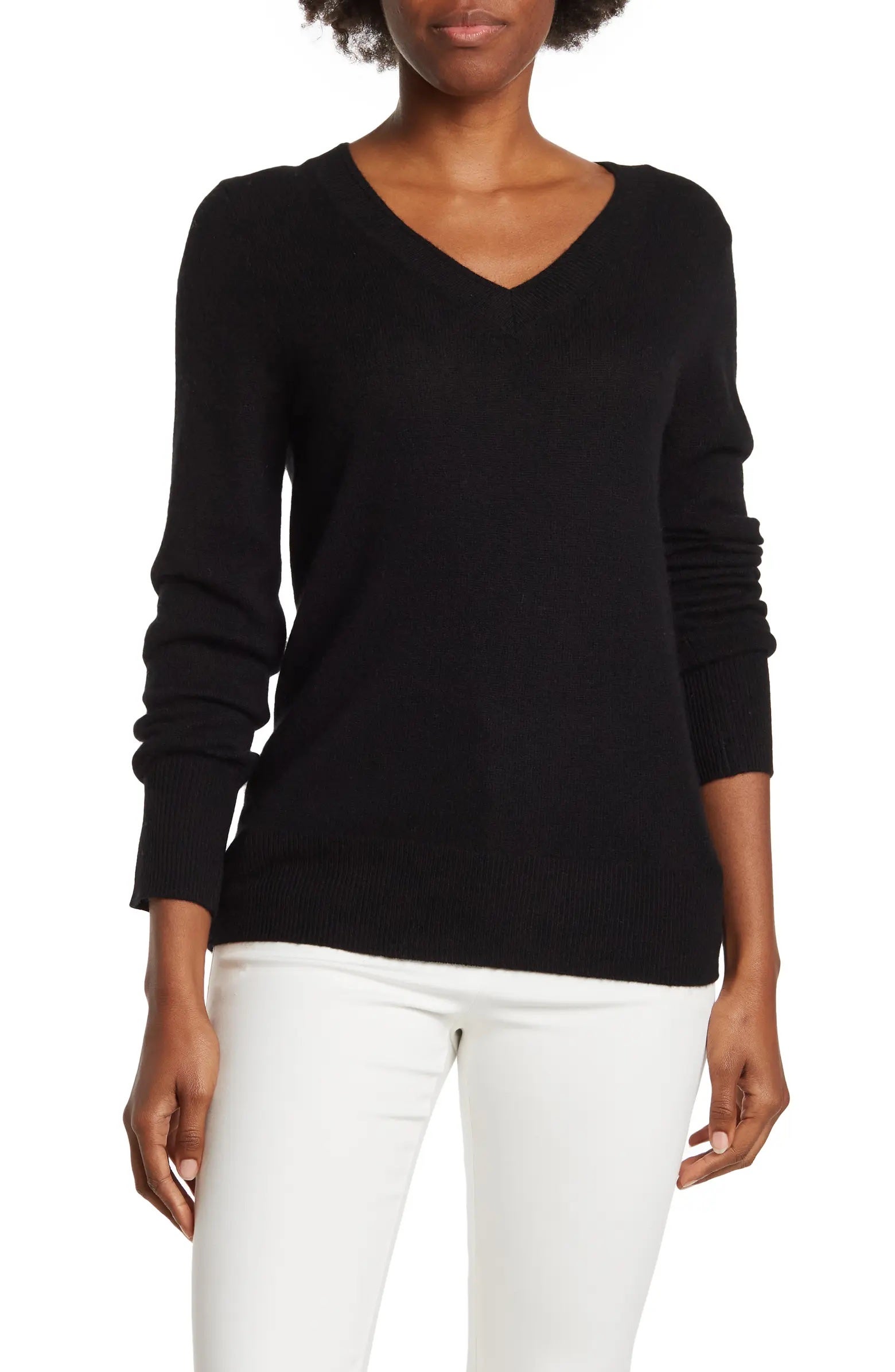 Magaschoni + Magaschoni V-Neck Cashmere Sweater