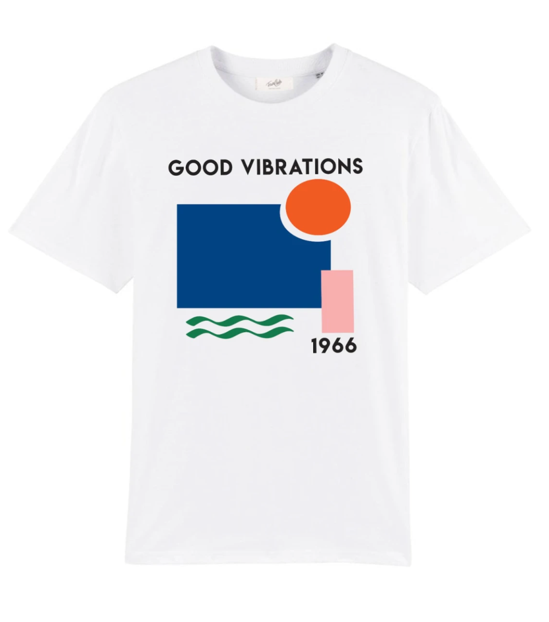 Fanclub + Good Vibrations Oversized Retro Slogan T-Shirt