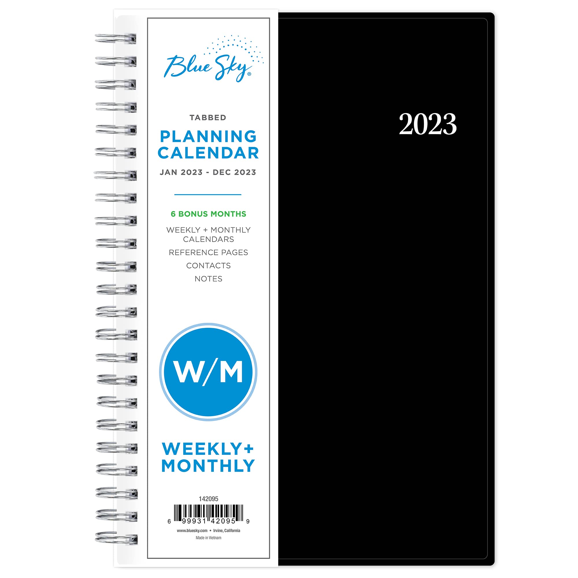 Blue Sky + 2023 Weekly and Monthly Planner