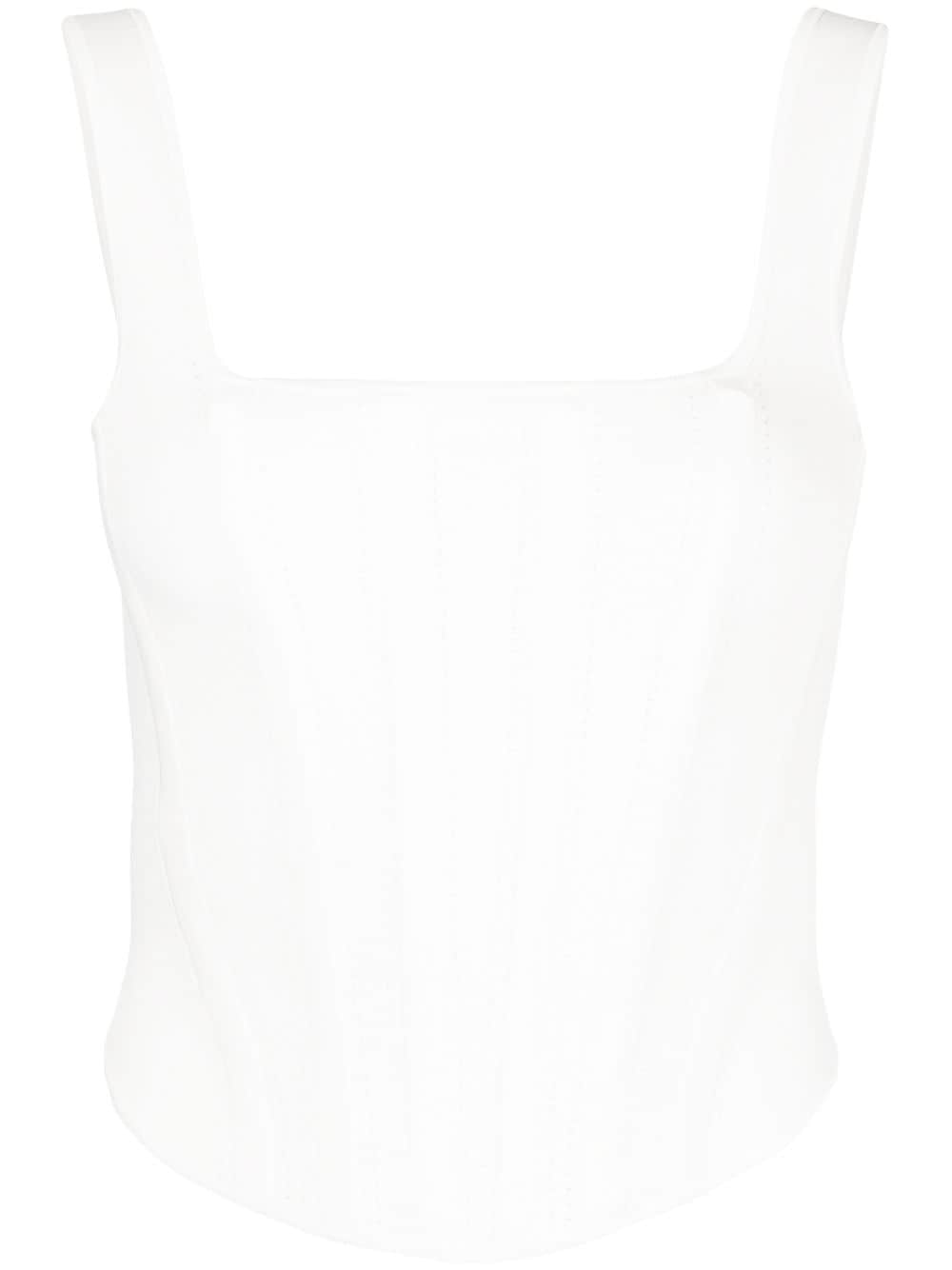 Dion Lee + Dion Lee pointelle corset top