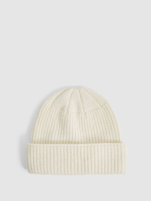 Reiss + Carina Rib-Knitted Wool Beanie